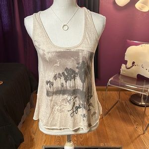 Stranded tank top, sz  M